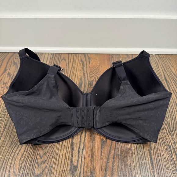 Chantelle Comfort Chic Full Coverage Memory Cup Black Bra 36I - Picture 4 of 7